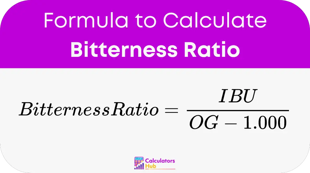 Bitterness Ratio