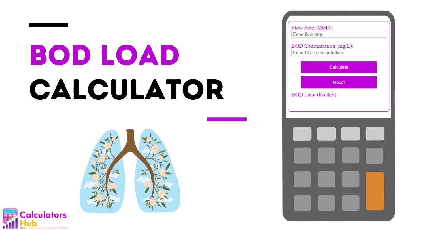 BOD 负荷计算器