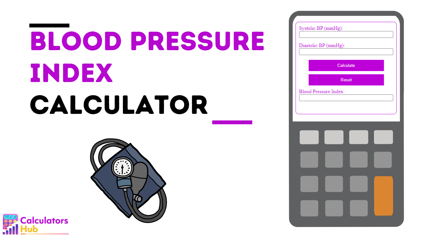 Blood Pressure Index Calculator