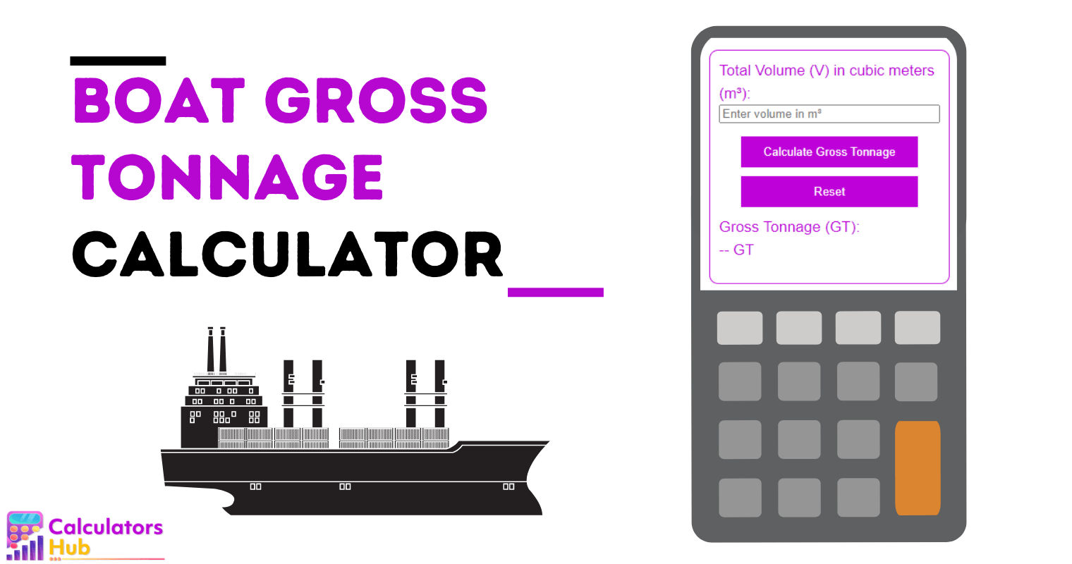 Boat Gross Tonnage Calculator