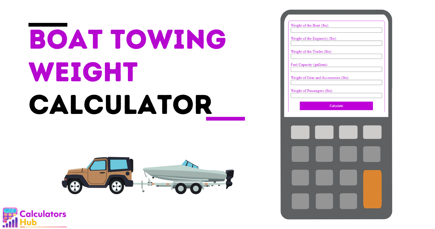 Boat Towing Weight Calculator