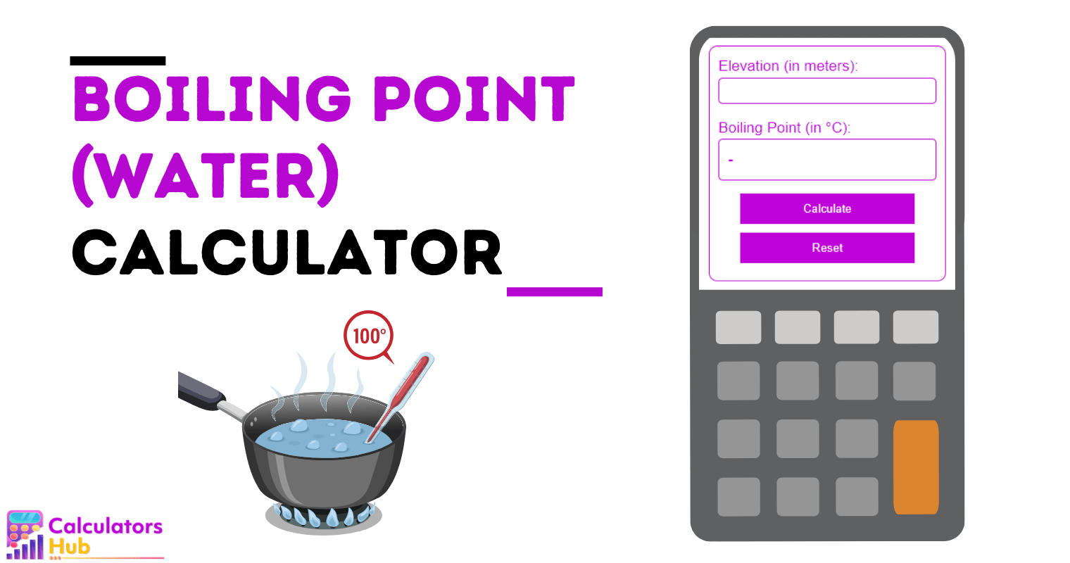 Boiling Point Calculator (Water)