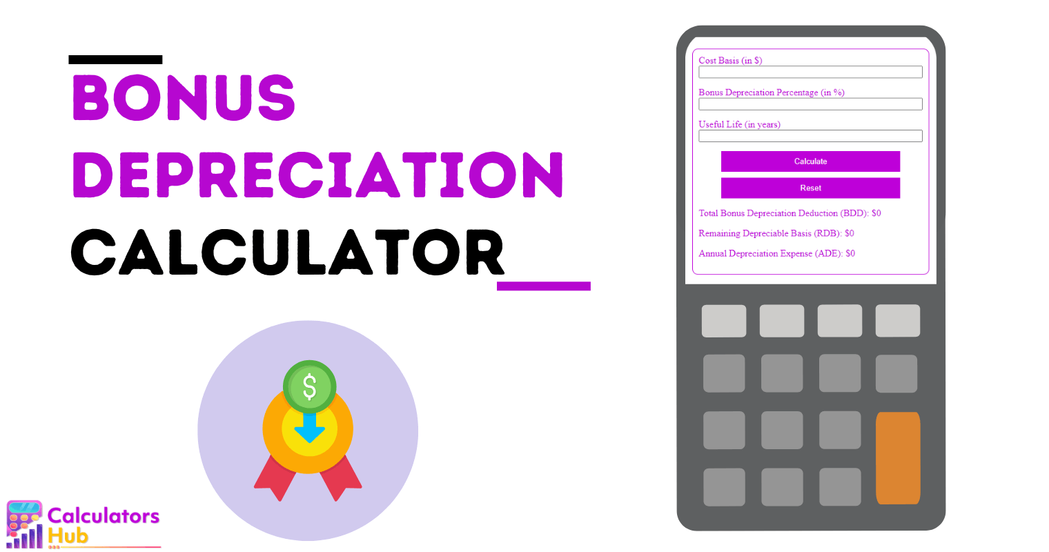 Bonus Depreciation Calculator