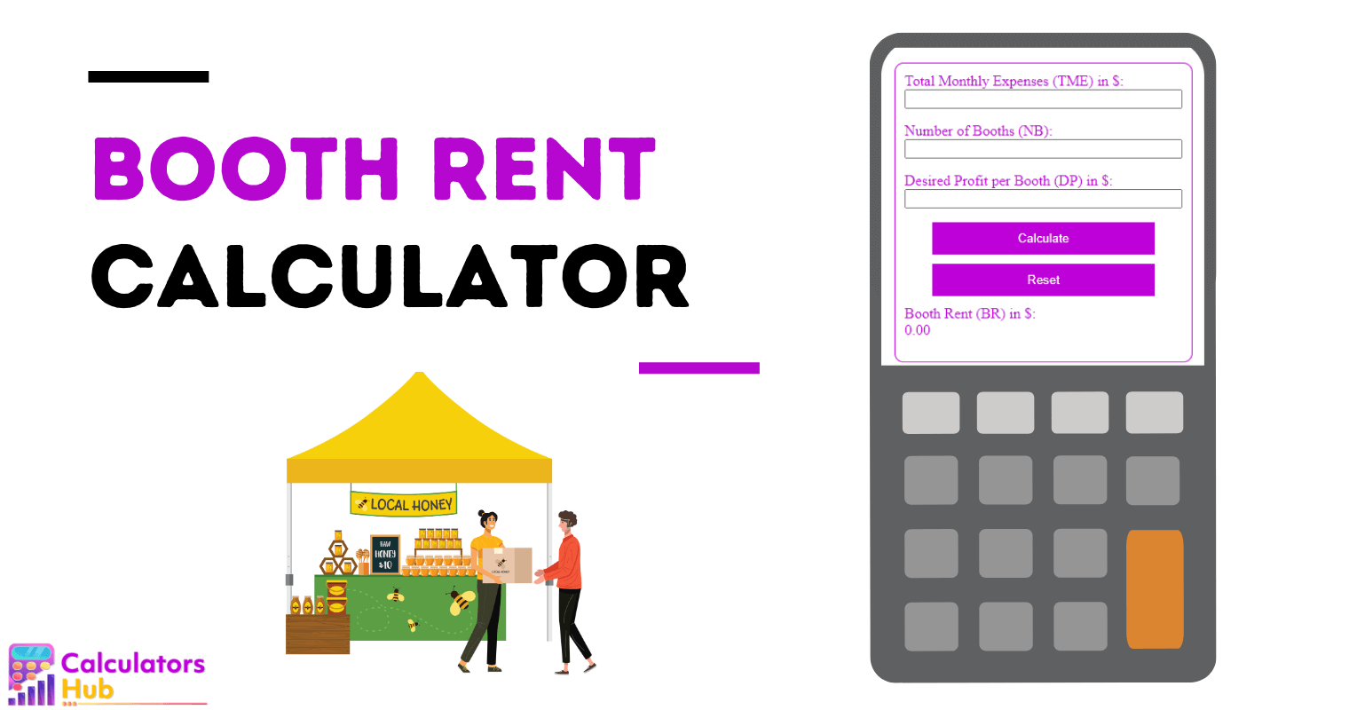 Booth Rent Calculator