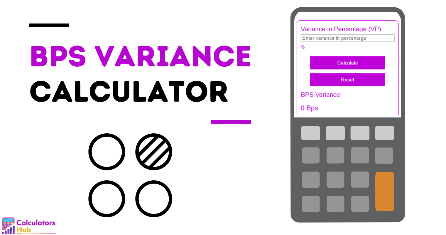 Calculadora de varianza de BPS