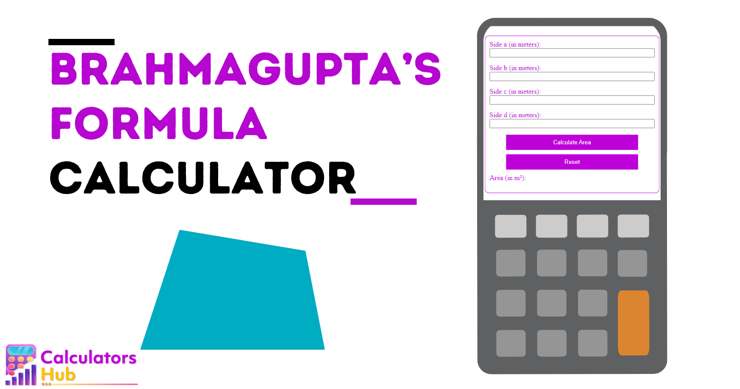 Brahmagupta’S Formula Calculator