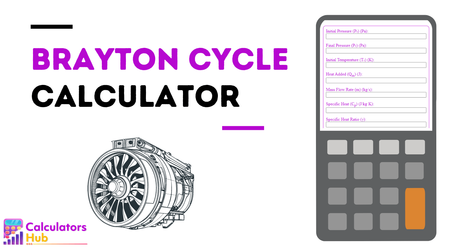 Brayton Cycle Calculator