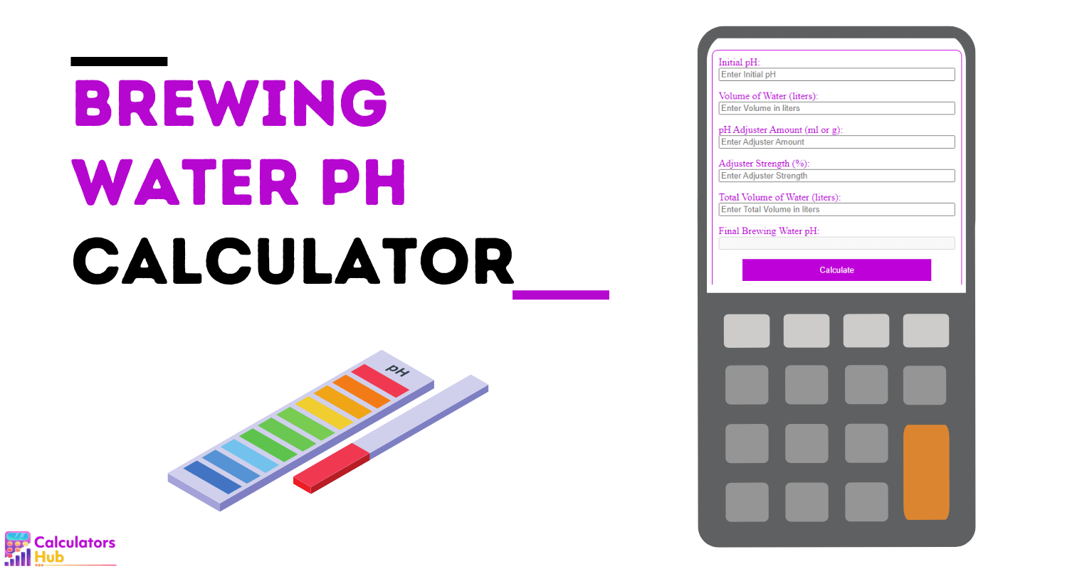 Brewing Water Ph Calculator