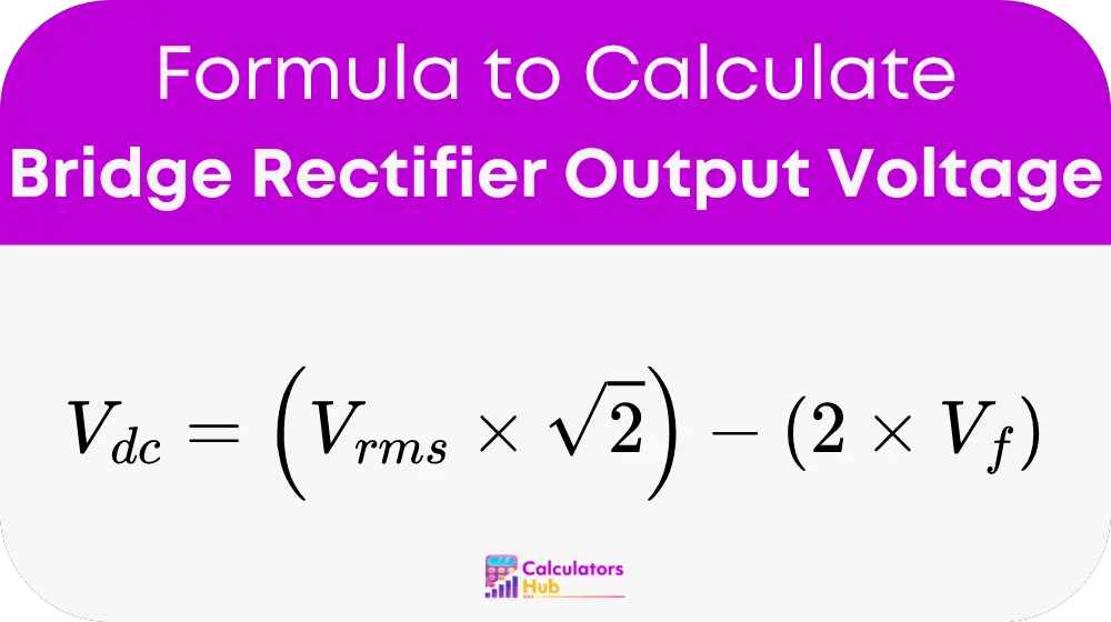 Bridge Rectifier Output Voltage