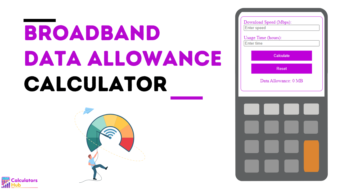 Broadband Data Allowance Calculator