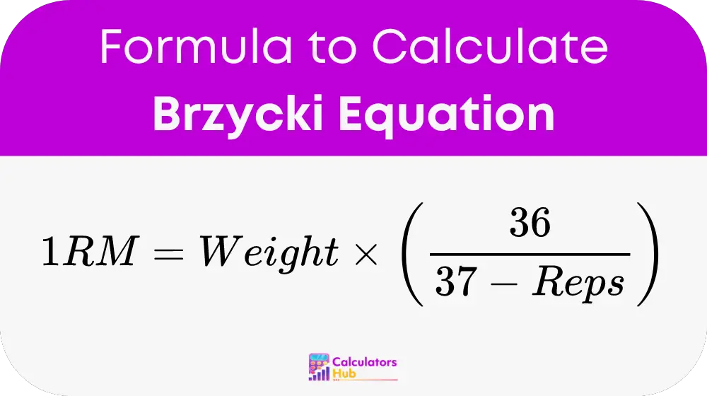 Brzycki Equation