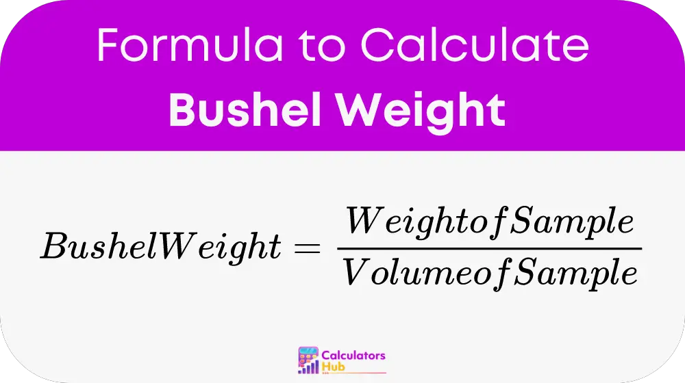 Bushel Weight 