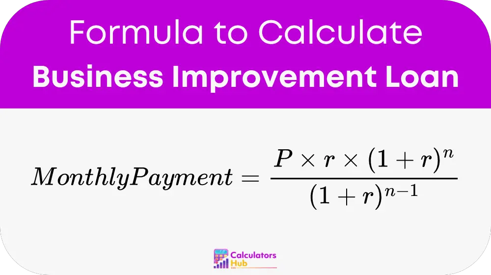 Business Improvement Loan