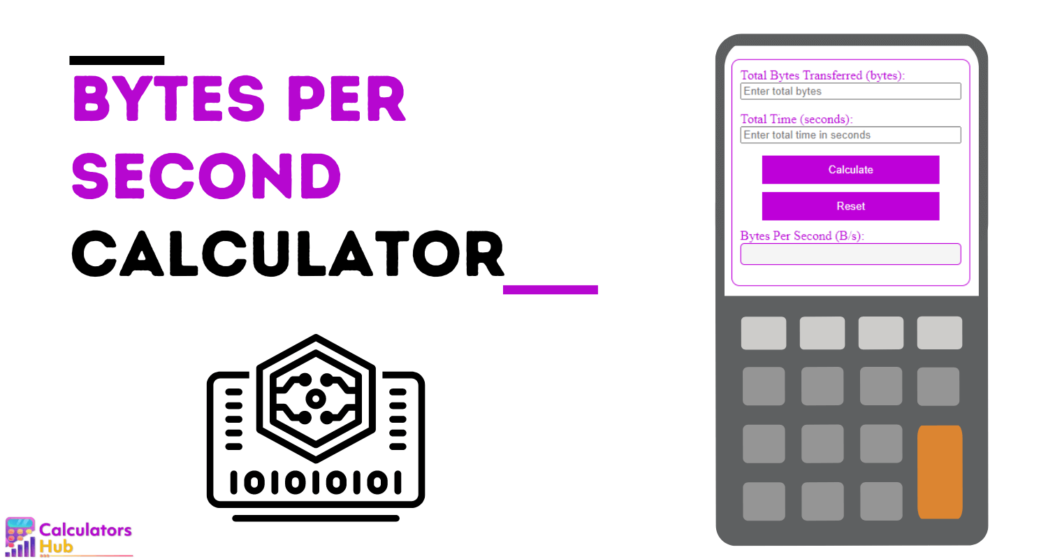 Bytes Per Second Calculator