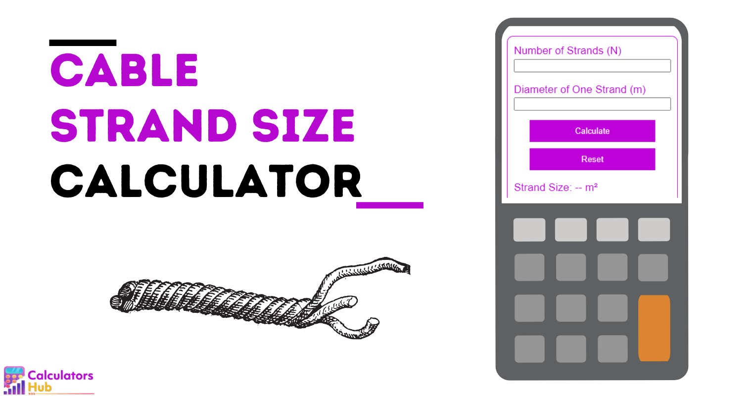 Cable Strand Size Calculator