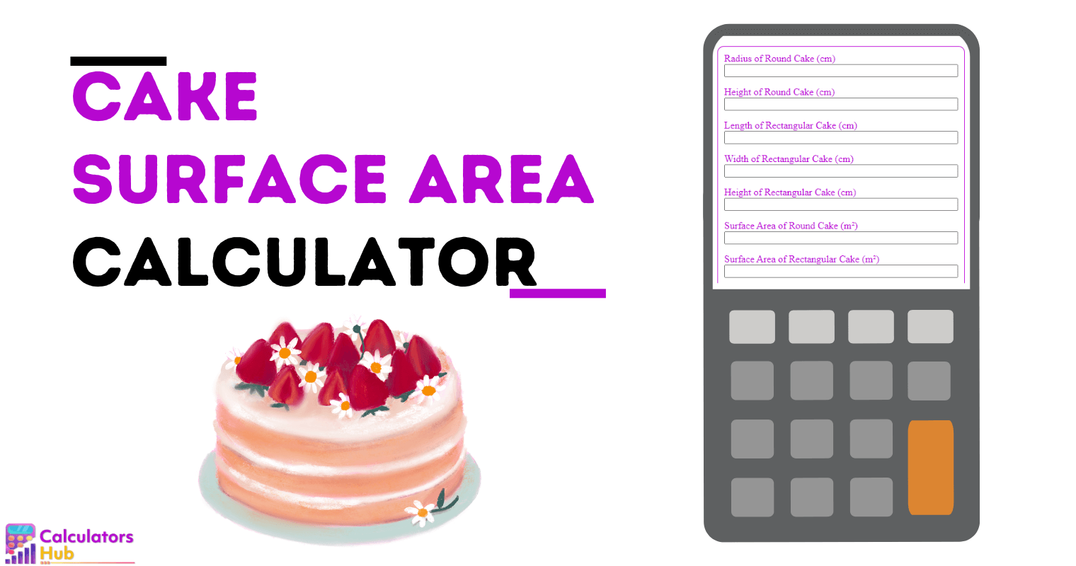 Cake Surface Area Calculator