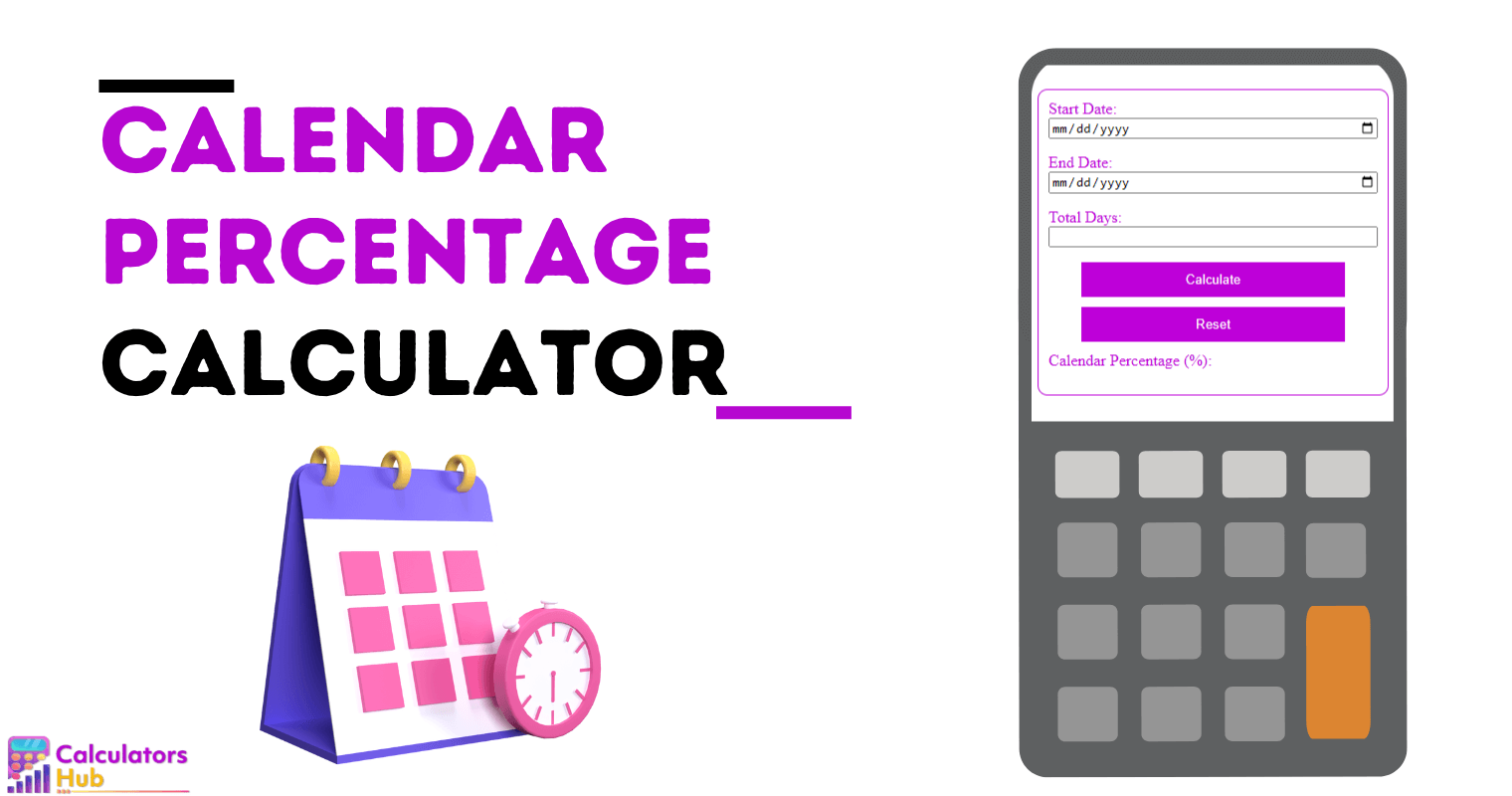 Calendar Percentage Calculator