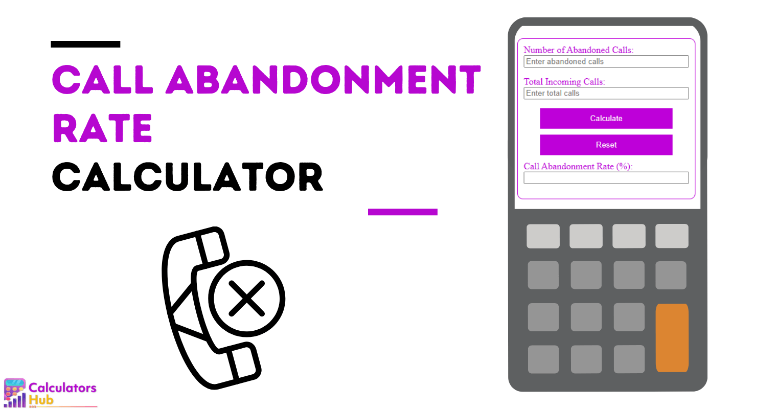 Call Abandonment Rate Calculator