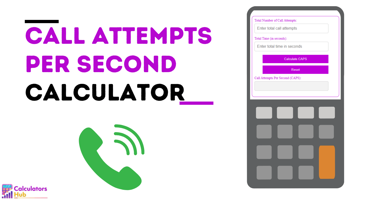 Call Attempts Per Second Calculator