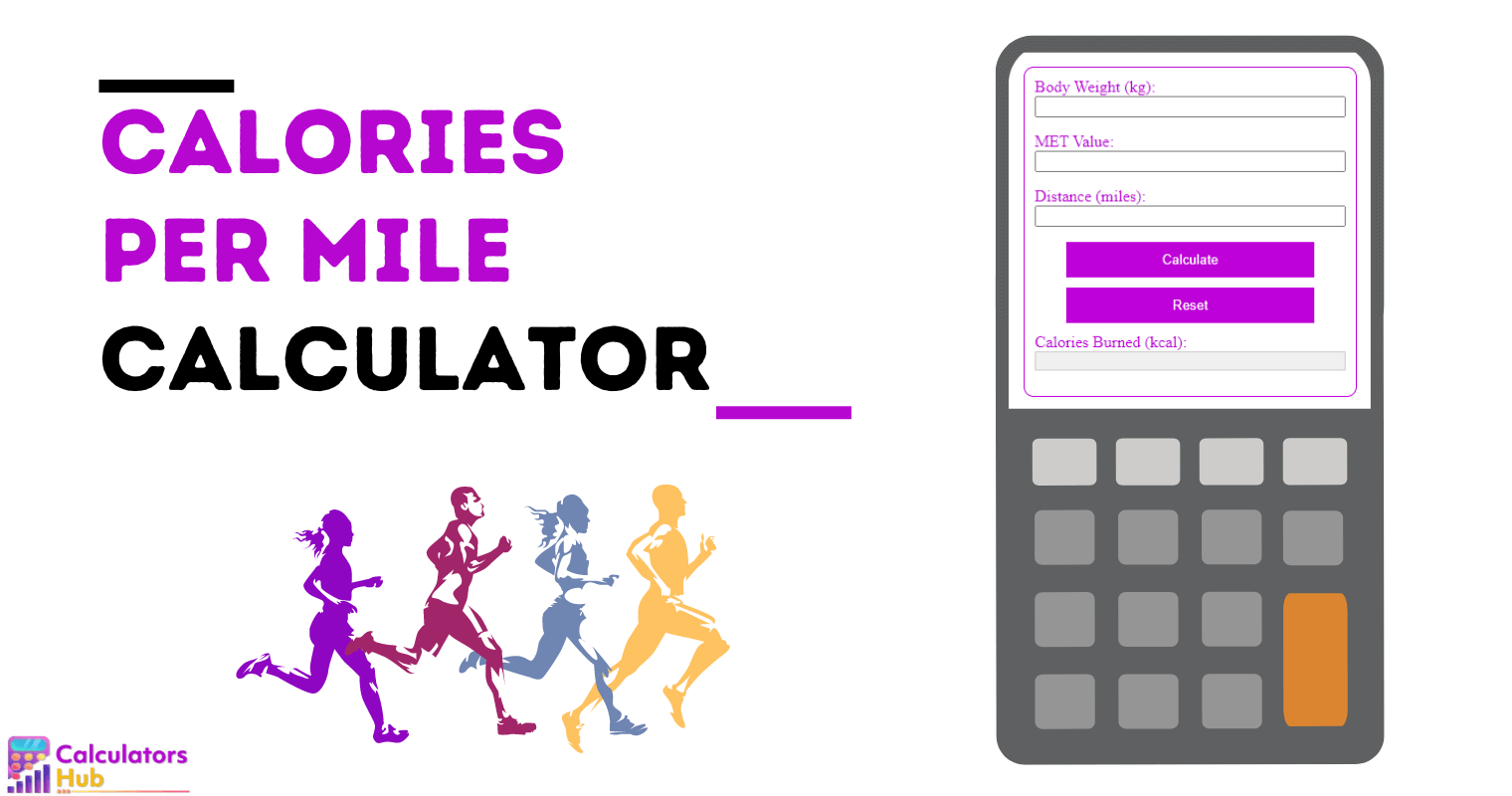 Calories Per Mile Calculator