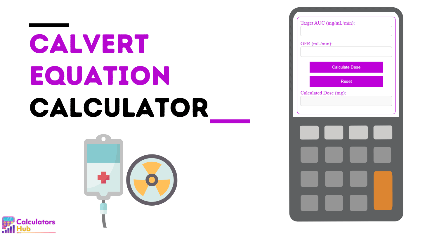 Calvert Equation Calculator