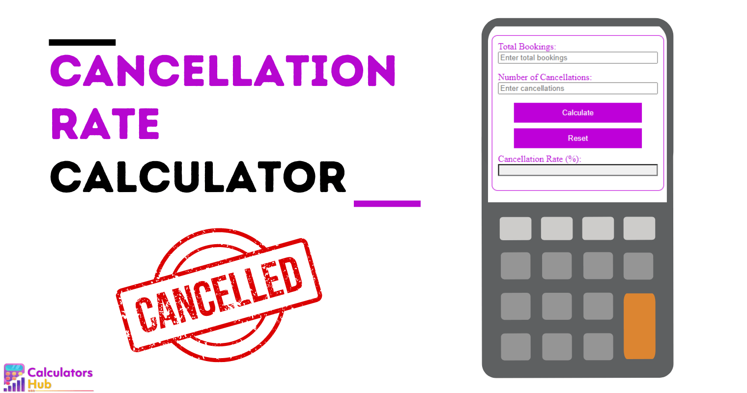 Cancellation Rate Calculator