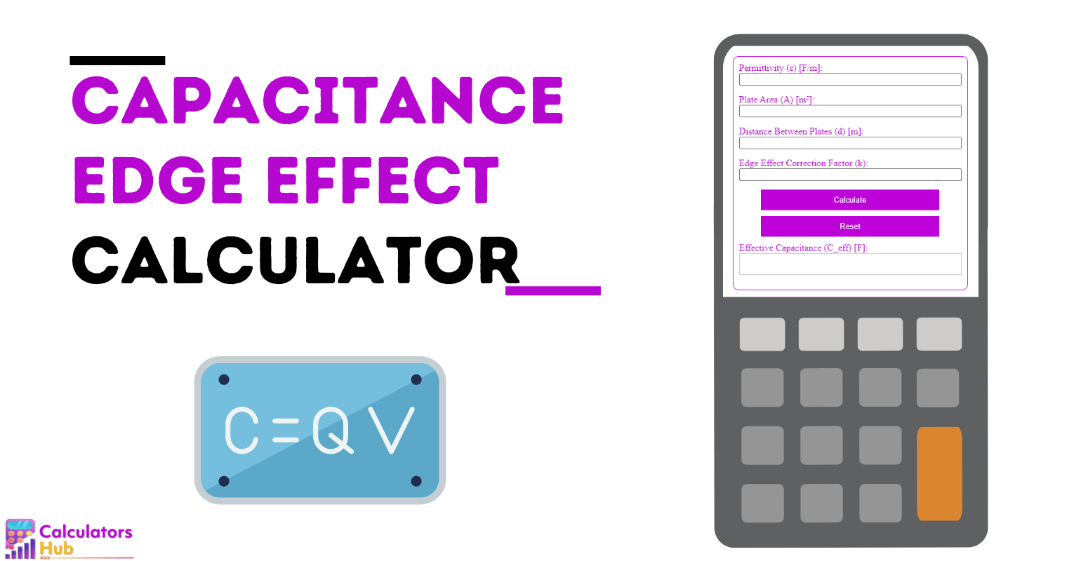 Calculateur d'effet de bord de capacité