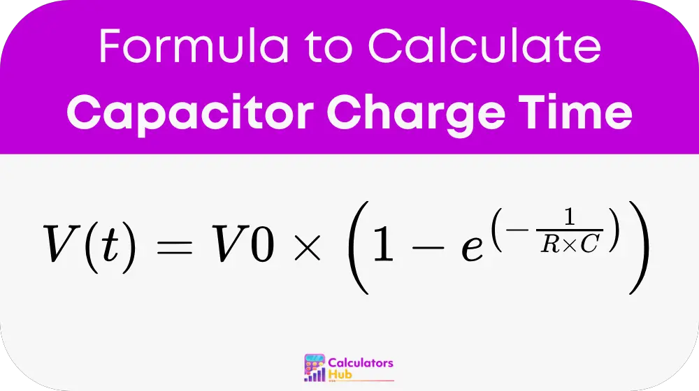 Capacitor Charge Time Calculator