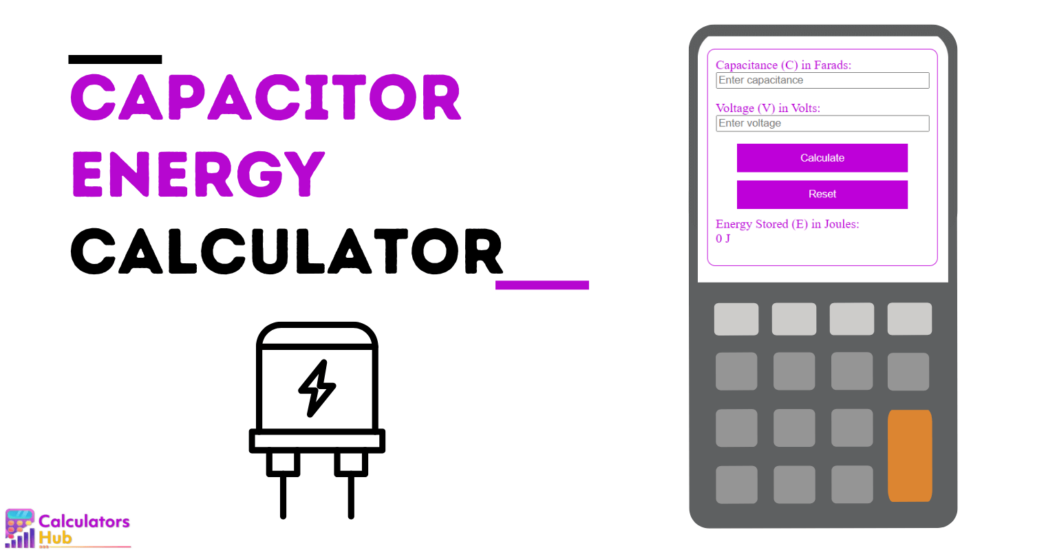 Calculateur d'énergie de condensateur