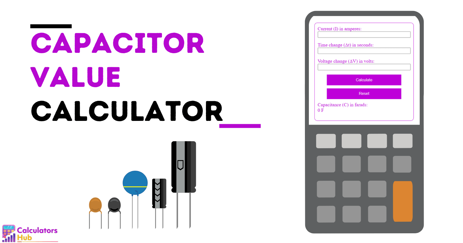 Calculateur de valeur de condensateur