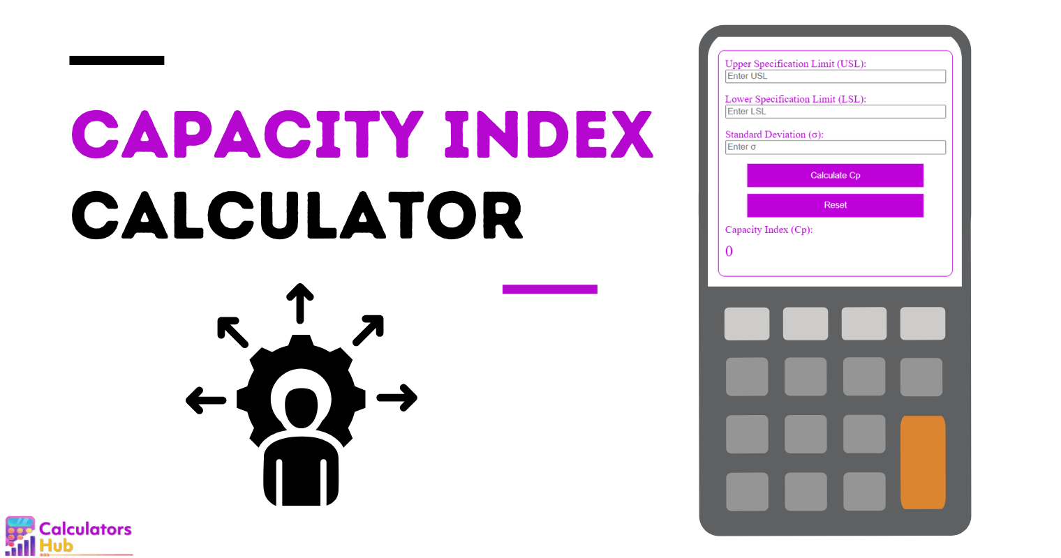 Calculateur d'indice de capacité