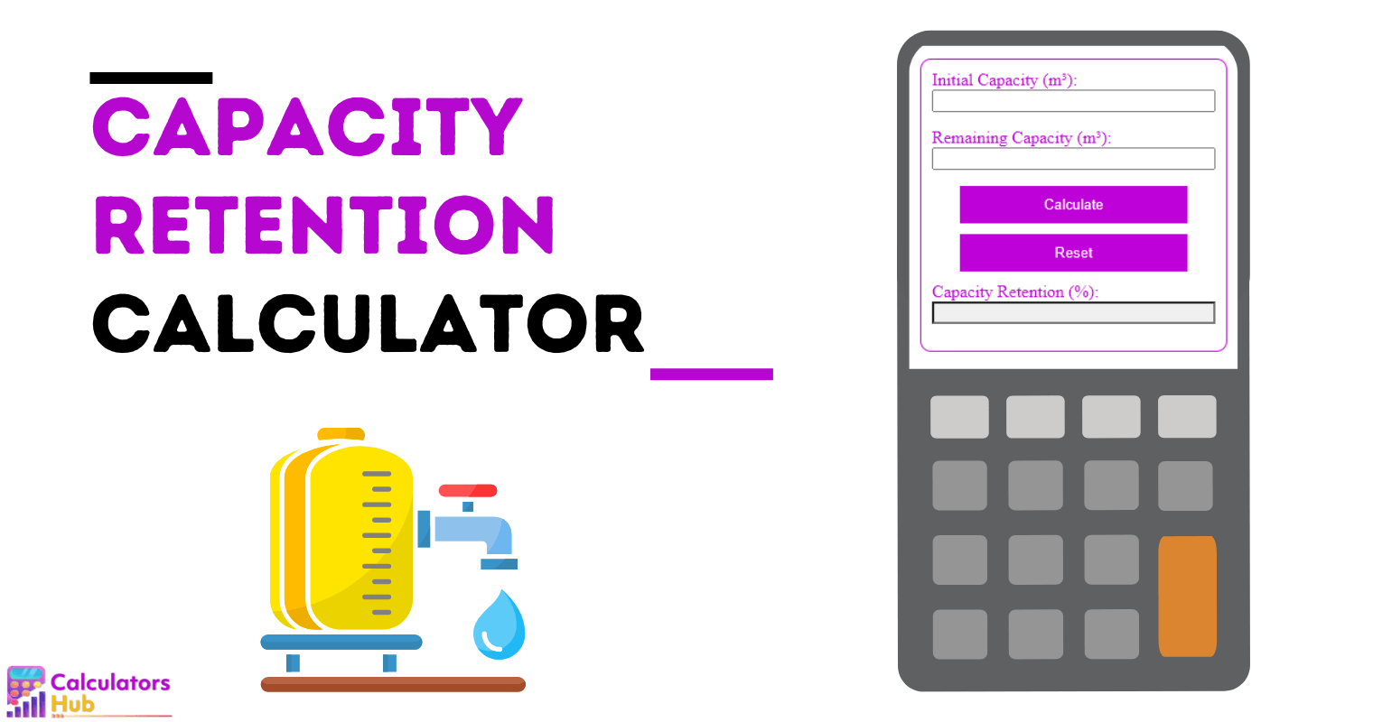 Calculateur de rétention de capacité
