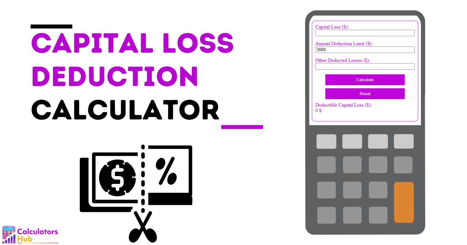 Capital Loss Deduction Calculator