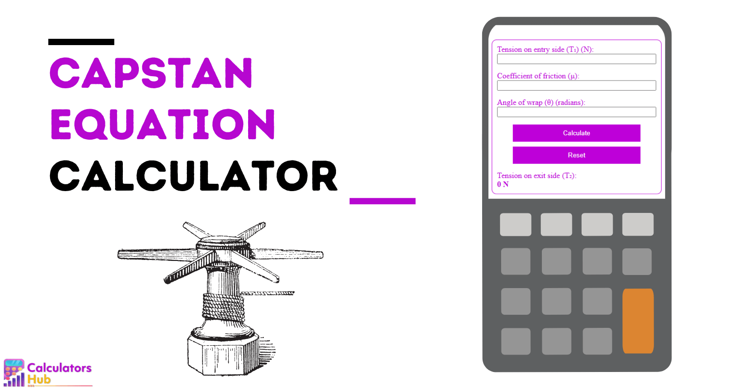 Capstan Equation Calculator