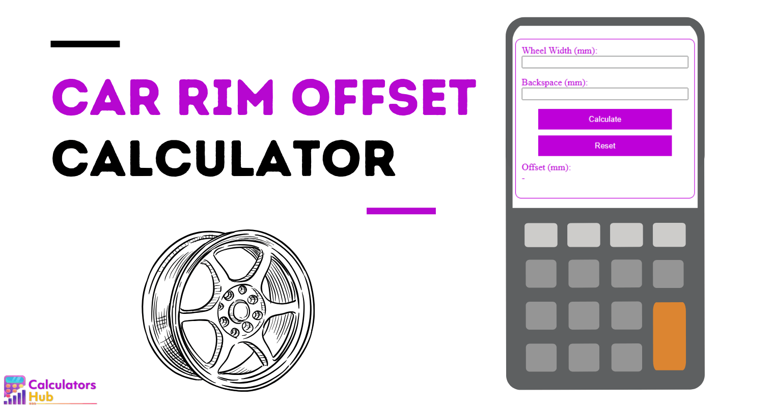 Car Rim Offset Calculator