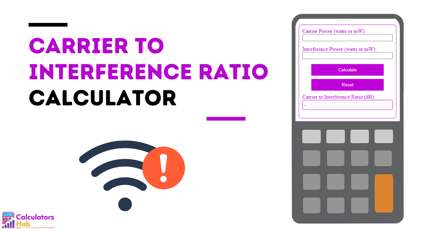 Carrier To Interference Ratio Calculator