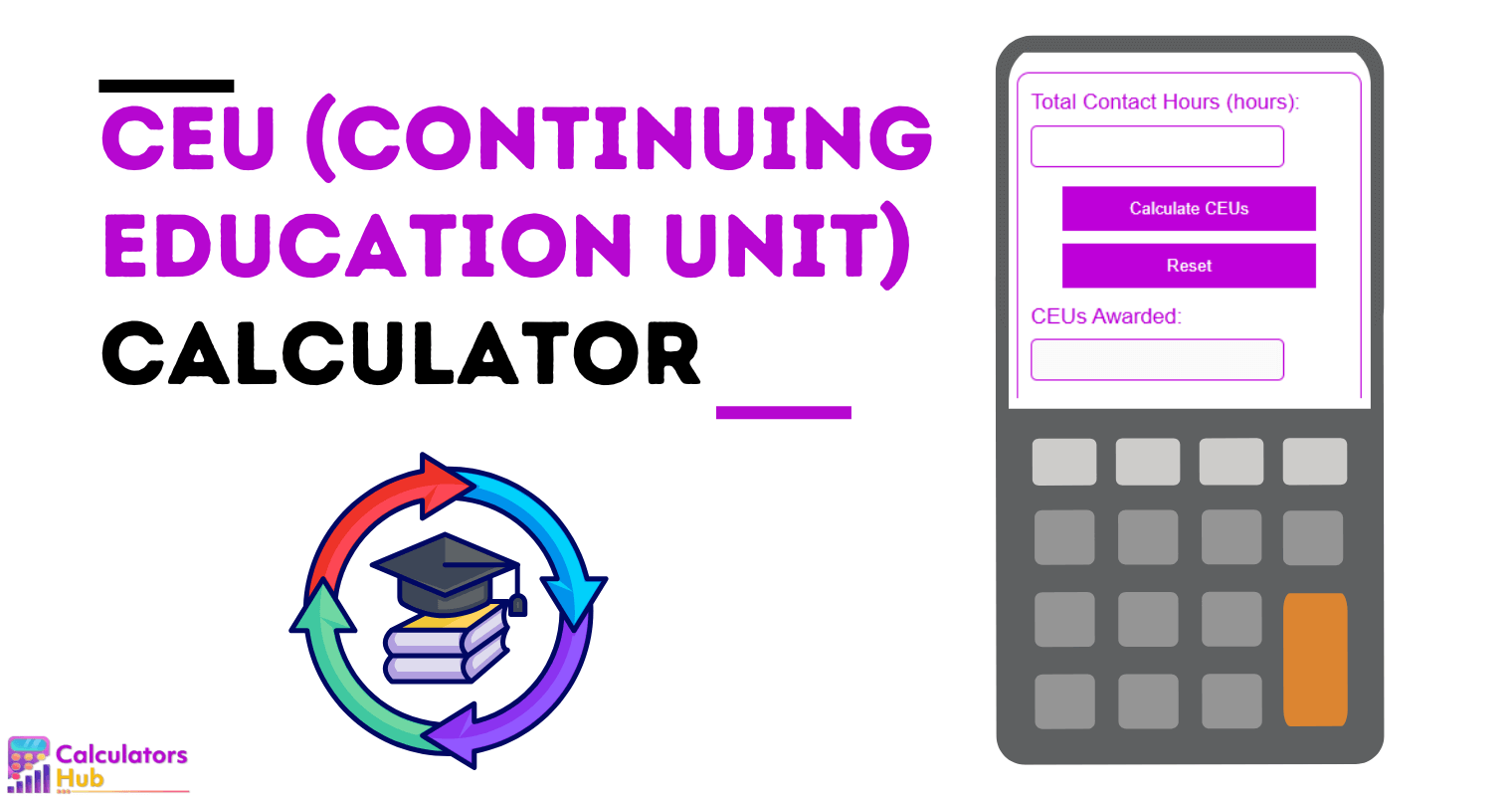 CEU (Continuing Education Unit) Calculator