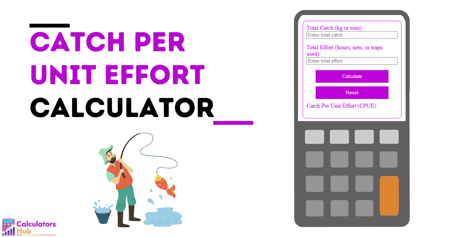 Catch Per Unit Effort Calculator
