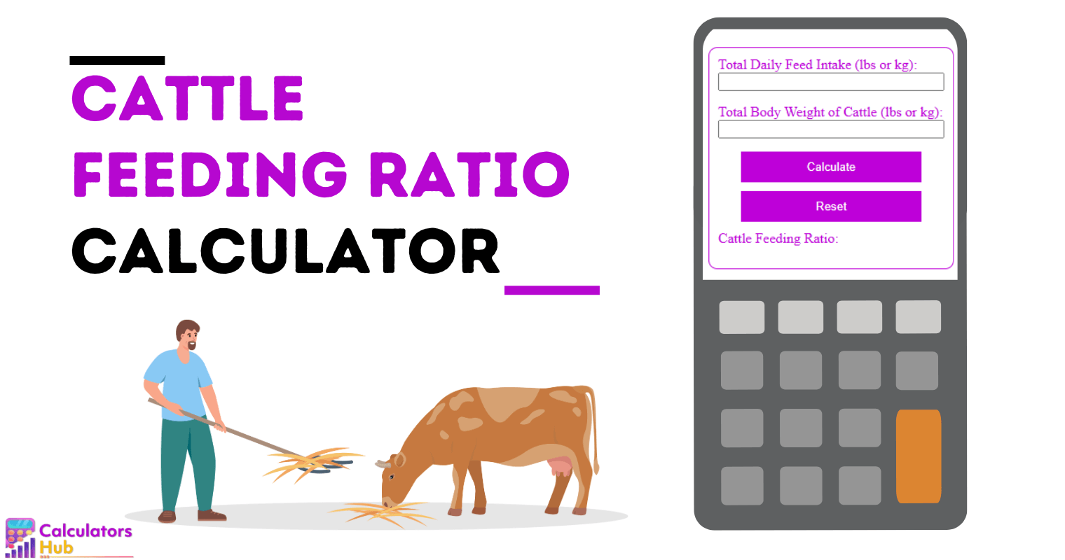 Cattle Feeding Ratio Calculator