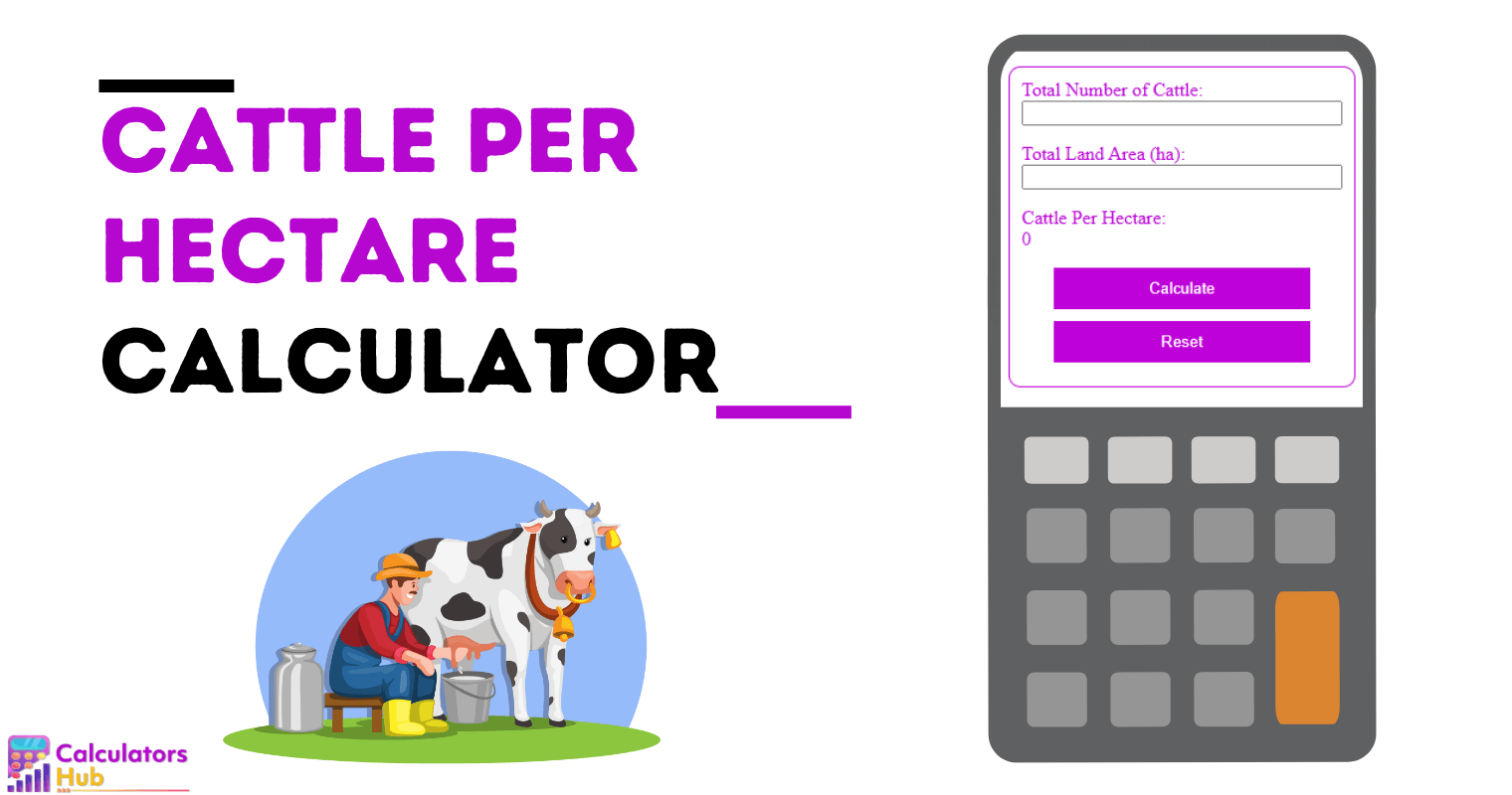 Cattle Per Hectare Calculator