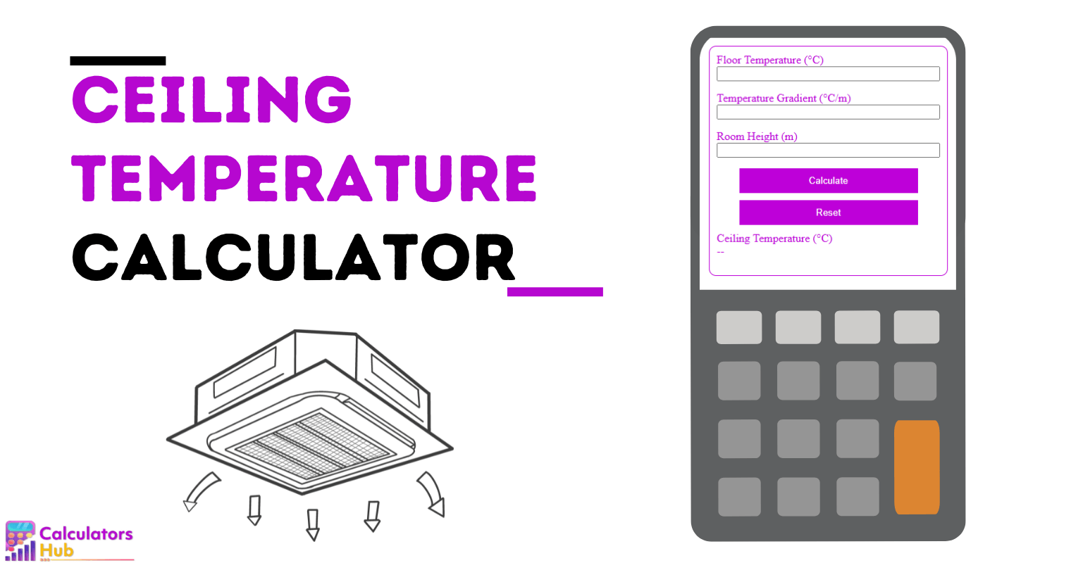 Ceiling Temperature Calculator