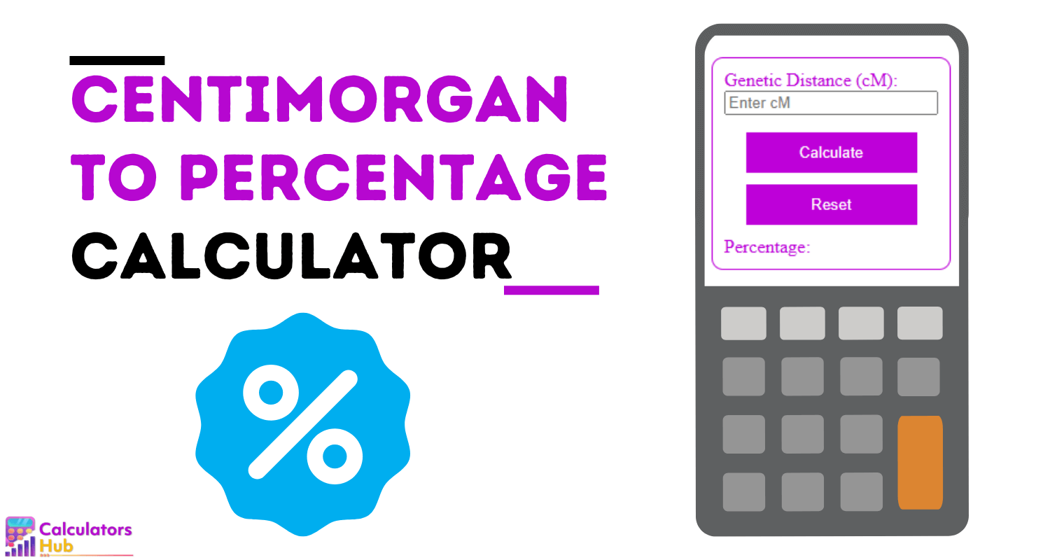 Centimorgan To Percentage Calculator