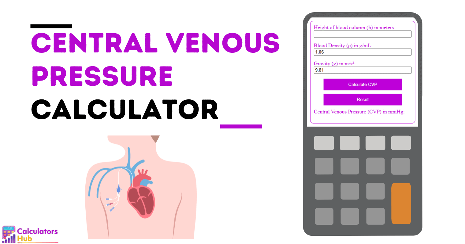 中心静脉压计算器