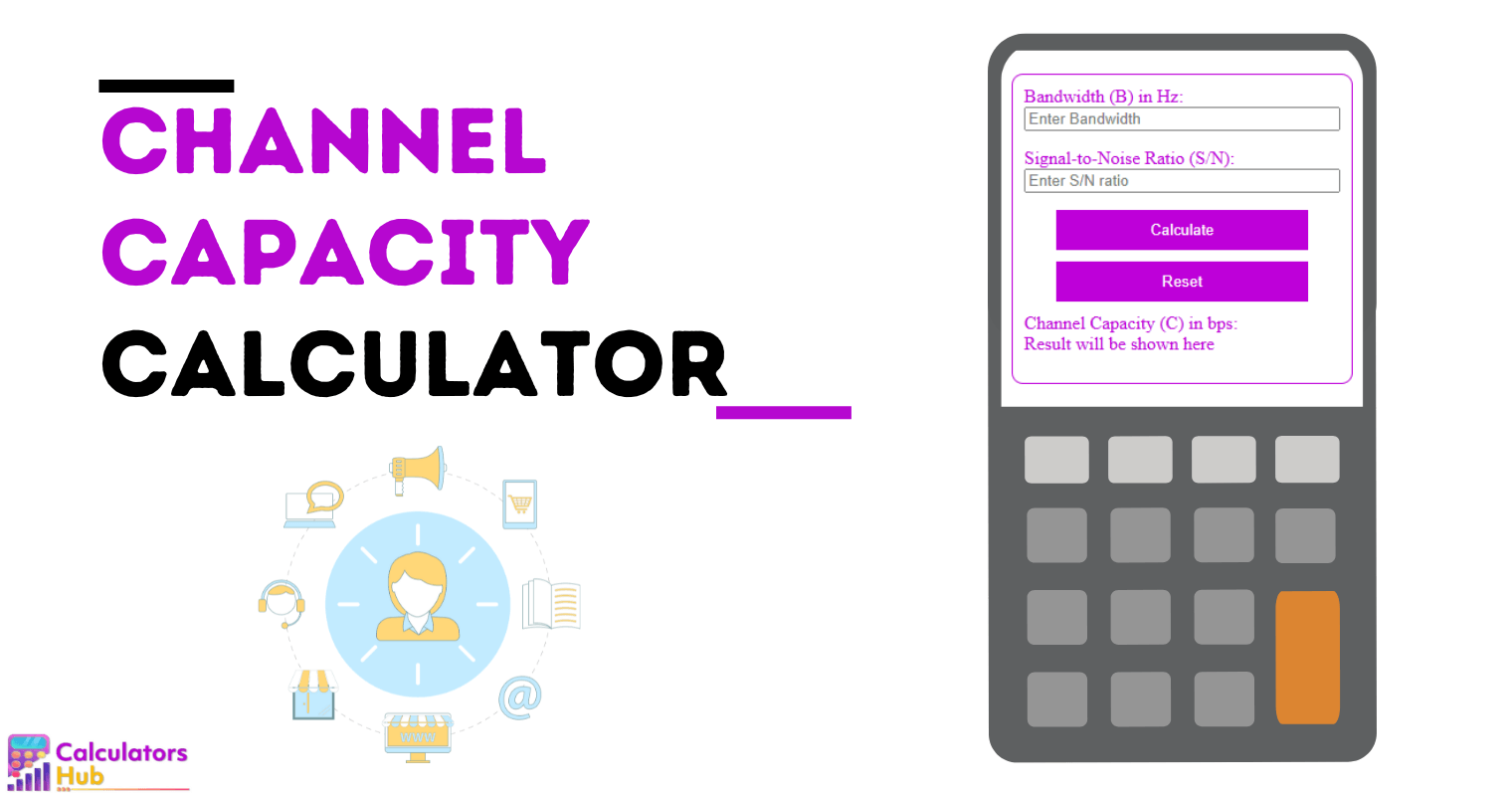 Calculateur de capacité de canal