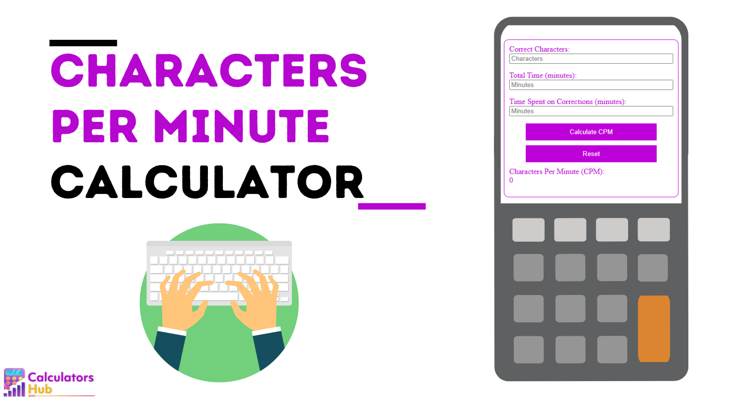 Characters Per Minute Calculator