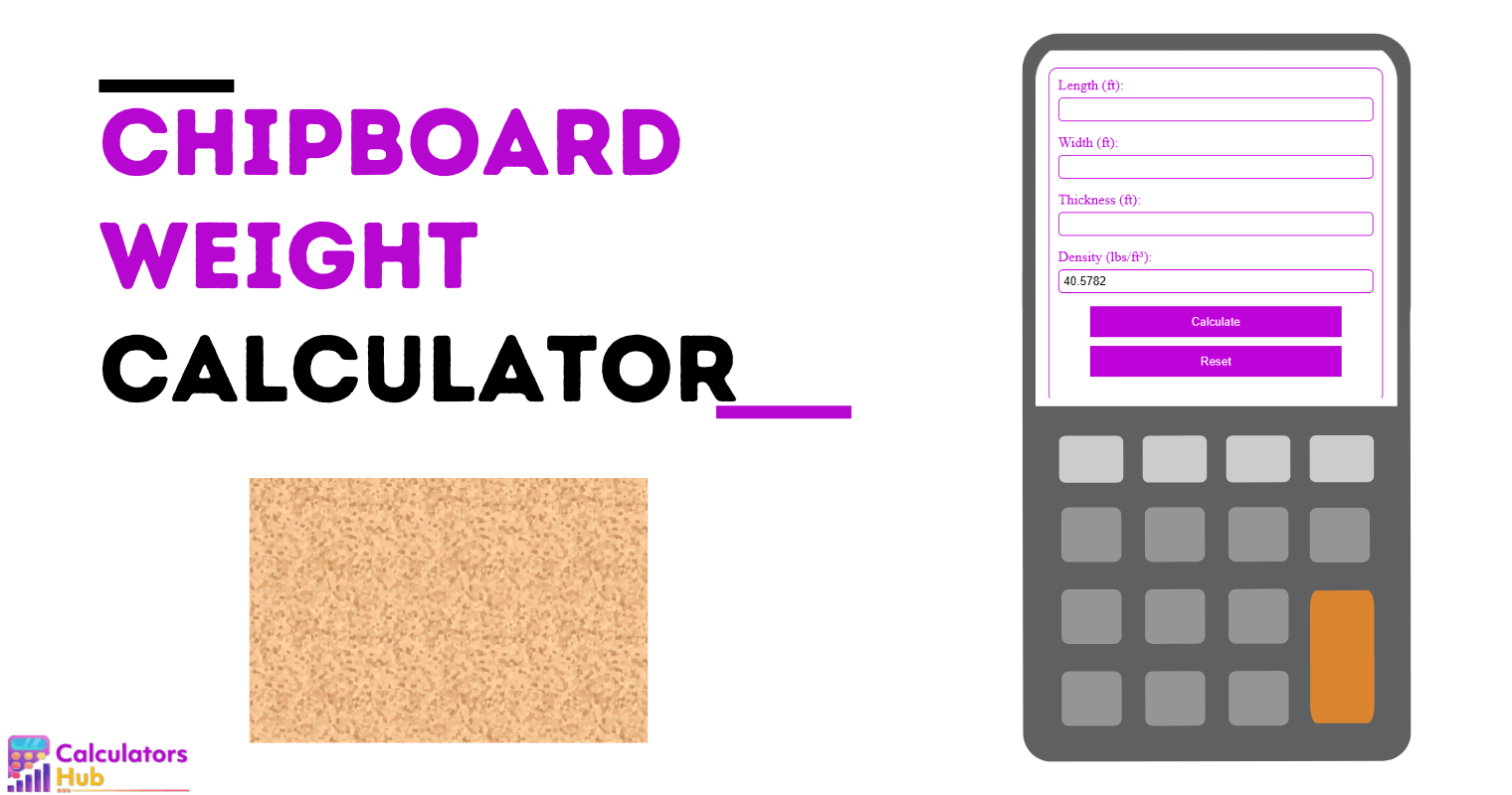 Chipboard Weight Calculator