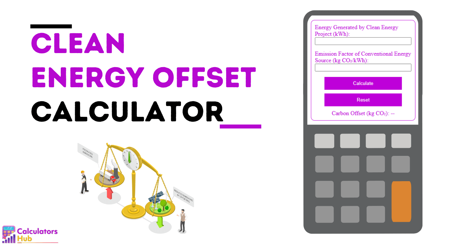 Clean Energy Offset Calculator