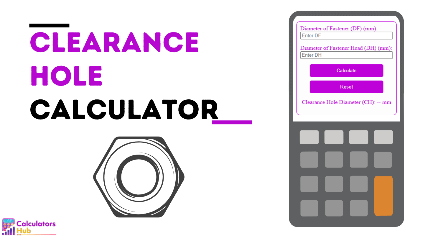 Clearance Hole Calculator