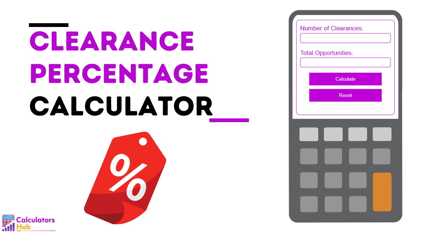 Clearance Percentage Calculator