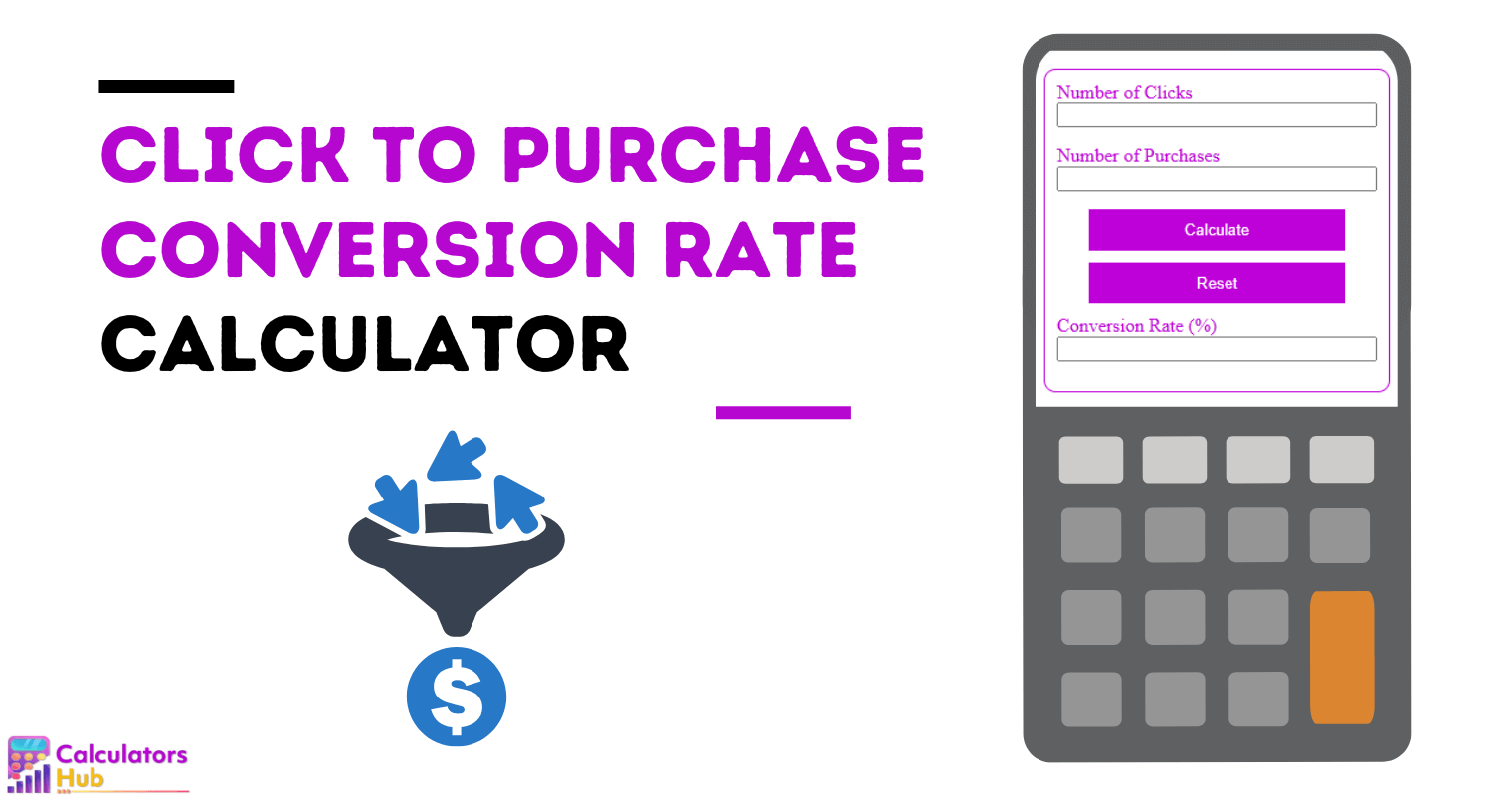 Click To Purchase Conversion Rate Calculator